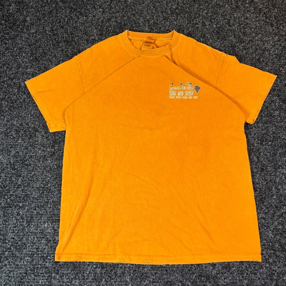 Vintage 90s Red Dirt Hawaii Shirt Mens Large Hows My Attitude Eat Dirt Tee